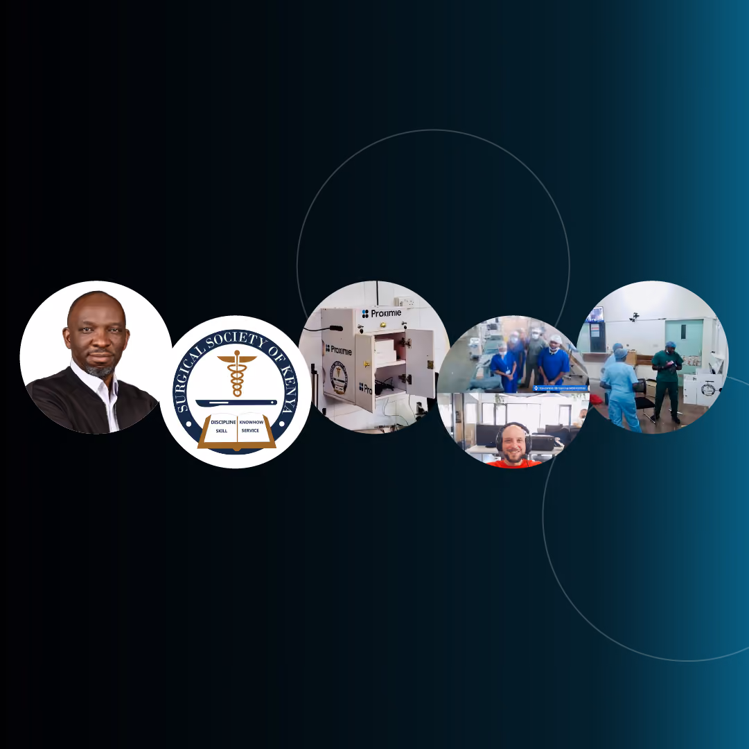 TS. Paul Odula: INNOVATE+ và quan hệ hợp tác giữa Hội Phẫu thuật Kenya với ProximieXem thêm